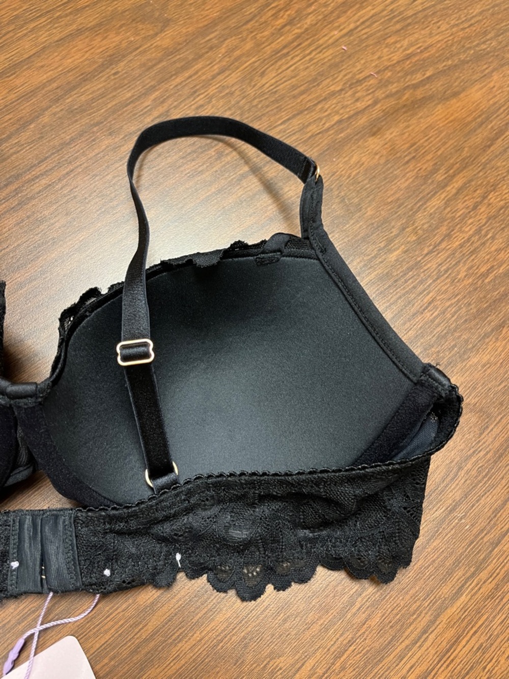 SAVAGE NOT SORRY LIGHTLY LINED LACE BALCONETTE BRA, size 38 C, new - Picture 8 of 15